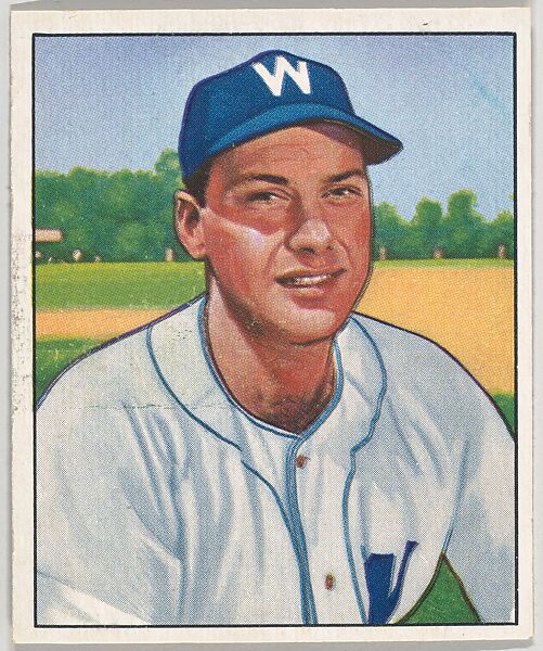 Issued by Bowman Gum Company | Clyde Vollmer, Outfield, Washington ...