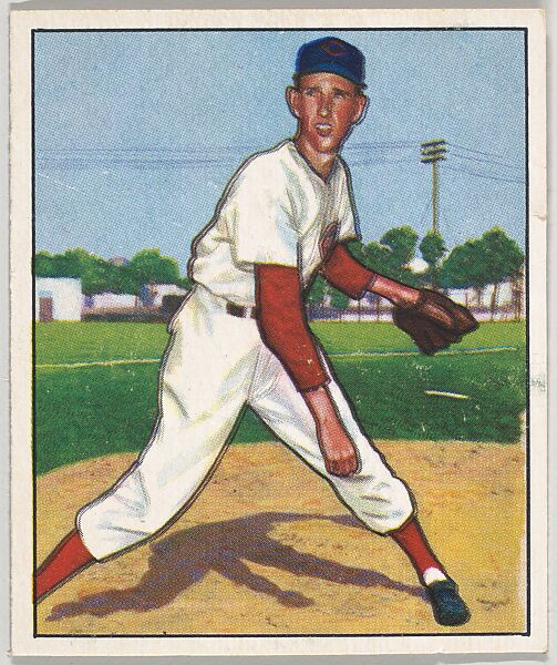 Ewell Blackwell, Pitcher, Cincinnati Reds, from the Picture Card Collectors Series (R406-4) issued by Bowman Gum, Issued by Bowman Gum Company, Commercial color lithograph 