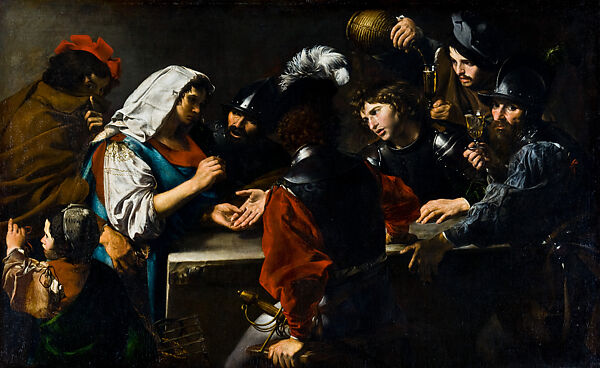 Fortune-Teller with Soldiers, Valentin de Boulogne (French, Coulommiers-en-Brie 1591–1632 Rome), Oil on canvas 