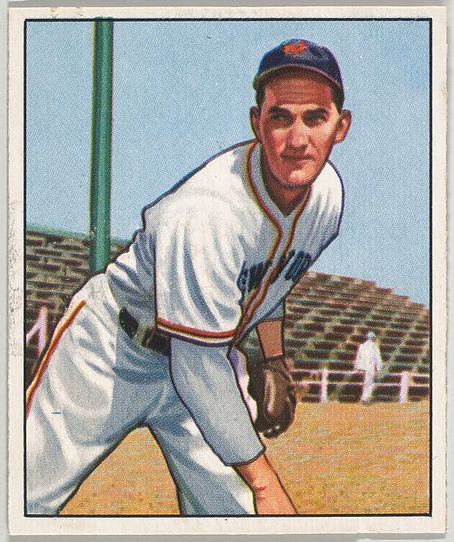 Larry Jansen, Pitcher, New York Giants, from the Picture Card Collectors Series (R406-4) issued by Bowman Gum, Issued by Bowman Gum Company, Commercial color lithograph 