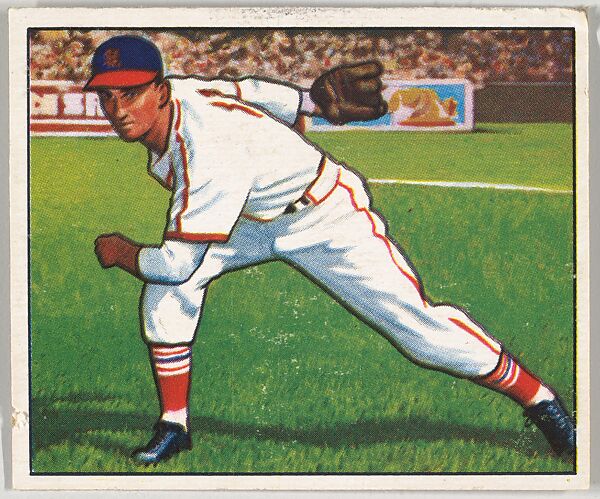Howie Pollet, Pitcher, St. Louis Cardinals, from the Picture Card Collectors Series (R406-4) issued by Bowman Gum, Issued by Bowman Gum Company, Commercial color lithograph 