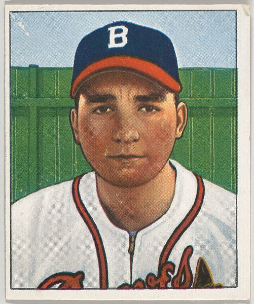 Johnny Antonelli, Pitcher, Boston Braves, from the Picture Card Collectors Series (R406-4) issued by Bowman Gum, Issued by Bowman Gum Company, Commercial color lithograph 