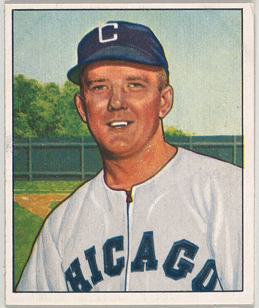 Issued by Bowman Gum Company | Cass Michaels, 2nd Base, Chicago White ...