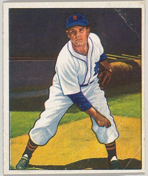 Virgil "Fire" Trucks, Pitcher, Detroit Tigers, from the Picture Card Collectors Series (R406-4) issued by Bowman Gum, Issued by Bowman Gum Company, Commercial color lithograph 