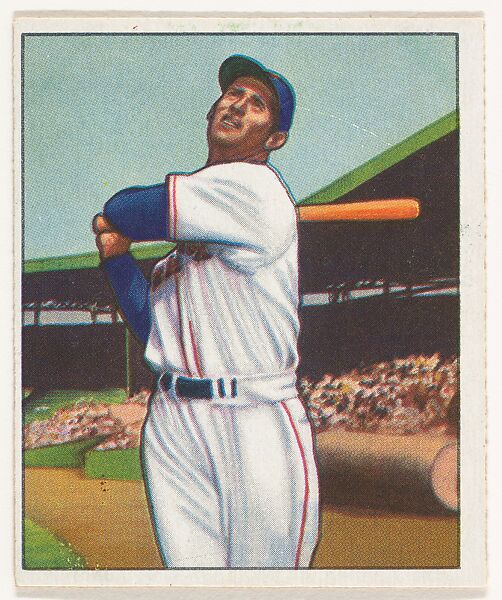 Ted Williams, Outfield, Boston Red Sox, from the Picture Card Collectors Series (R406-4) issued by Bowman Gum, Bowman Gum Company  American, Commercial color lithograph