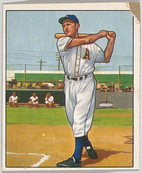 Sam Chapman, Outfield, Philadelphia Athletics, from the Picture Card Collectors Series (R406-4) issued by Bowman Gum, Issued by Bowman Gum Company, Commercial color lithograph 