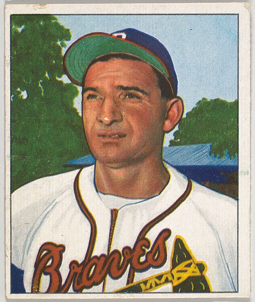 Sid Gordon, 3rd Base, Outfield, Boston Braves, from the Picture Card Collectors Series (R406-4) issued by Bowman Gum, Issued by Bowman Gum Company, Commercial color lithograph 