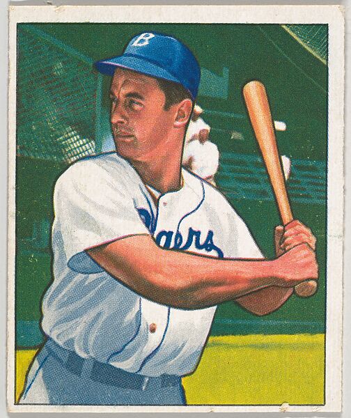 Gene Hermanski, Outfield, Brooklyn Dodgers, from the Picture Card Collectors Series (R406-4) issued by Bowman Gum, Issued by Bowman Gum Company, Commercial color lithograph 