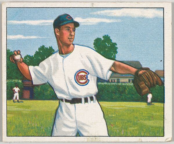 Wayne Terwilliger, 2nd Base, Chicago Cubs, from the Picture Card Collectors Series (R406-4) issued by Bowman Gum, Issued by Bowman Gum Company, Commercial color lithograph 