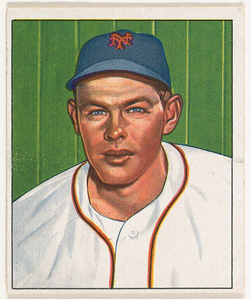 Clint Hartung, Pitcher, New York Giants, Pitcher, New York Giants, from the Picture Card Collectors Series (R406-4) issued by Bowman Gum, Issued by Bowman Gum Company, Commercial color lithograph 