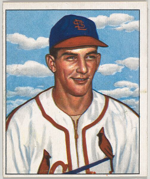 Del Rice, Catcher, St. Louis Cardinals, from the Picture Card Collectors Series (R406-4) issued by Bowman Gum, Issued by Bowman Gum Company, Commercial color lithograph 