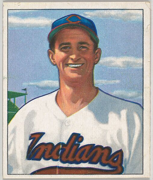 Issued by Bowman Gum Company | James Vernon, 1st Base, Cleveland ...