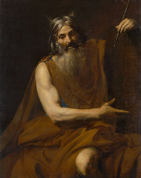 Moses, Valentin de Boulogne (French, Coulommiers-en-Brie 1591–1632 Rome), Oil on canvas 