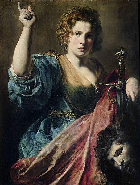 Judith with the Head of Holofernes, Valentin de Boulogne (French, Coulommiers-en-Brie 1591–1632 Rome), Oil on canvas 