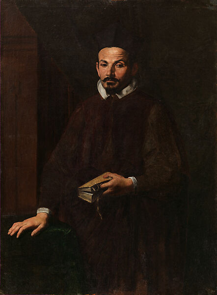 Portrait of a Prelate, probably Angelo Giori, Valentin de Boulogne (French, Coulommiers-en-Brie 1591–1632 Rome), Oil on canvas 
