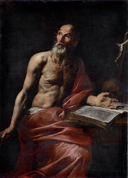 Saint Jerome, Valentin de Boulogne (French, Coulommiers-en-Brie 1591–1632 Rome), Oil on canvas 