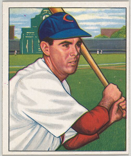 Harry Lowrey, Outfield, Cincinnati Reds, from the Picture Card Collectors Series (R406-4) issued by Bowman Gum, Issued by Bowman Gum Company, Commercial color lithograph 