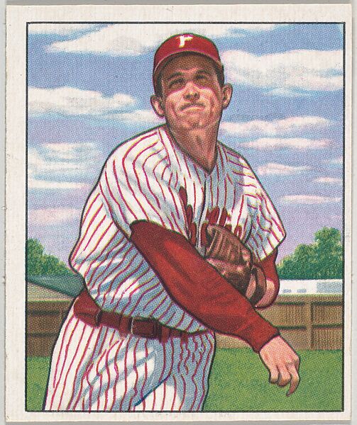 Sylvester Donnelly, Pitcher, Philadelphia Phillies, from the Picture Card Collectors Series (R406-4) issued by Bowman Gum, Issued by Bowman Gum Company, Commercial color lithograph 