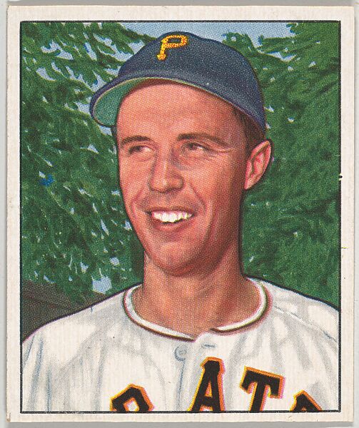 Eddy Fitzgerald, Catcher, Pittsburgh Pirates, from the Picture Card Collectors Series (R406-4) issued by Bowman Gum, Issued by Bowman Gum Company, Commercial color lithograph 