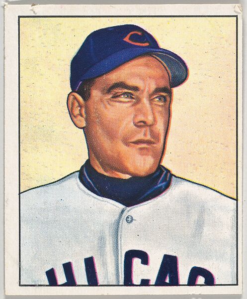 Issued by Bowman Gum Company, Phil Cavaretta, 1st Base, Outfield, Chicago  Cubs, from the Picture Card Collectors Series (R406-4) issued by Bowman Gum