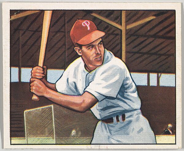 Granville Hamner, Shortstop, Philadelphia Phillies, from the Picture Card Collectors Series (R406-4) issued by Bowman Gum, Issued by Bowman Gum Company, Commercial color lithograph 