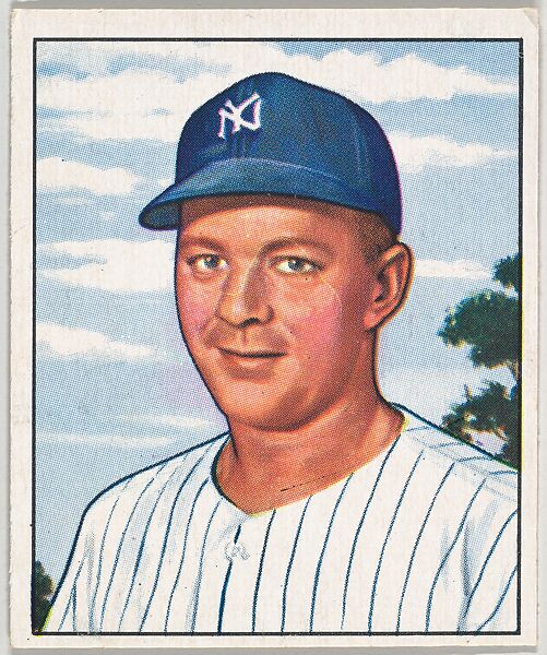 Ed Lopat, Pitcher, New York Yankees, from the Picture Card Collectors Series (R406-4) issued by Bowman Gum, Issued by Bowman Gum Company, Commercial color lithograph 