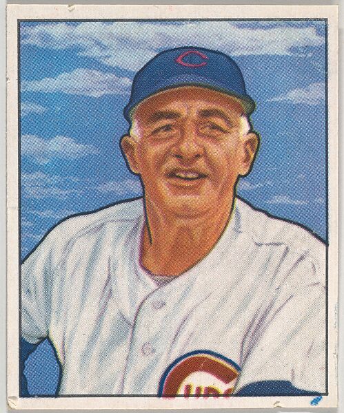 Frank Frisch, Manager, Chicago Cubs, from the Picture Card Collectors Series (R406-4) issued by Bowman Gum, Issued by Bowman Gum Company, Commercial color lithograph 