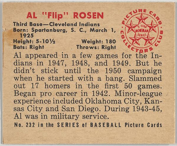 Issued by Bowman Gum Company - Al 