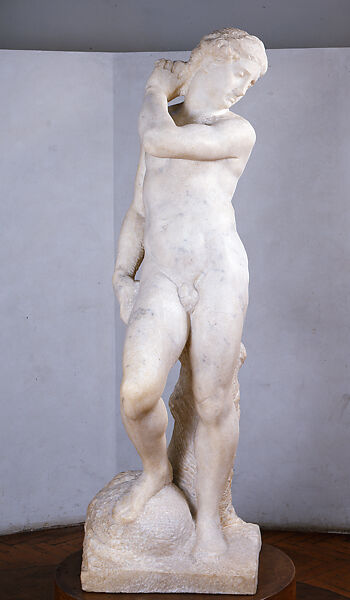 David-Apollo, Michelangelo Buonarroti (Italian, Caprese 1475–1564 Rome), Marble 