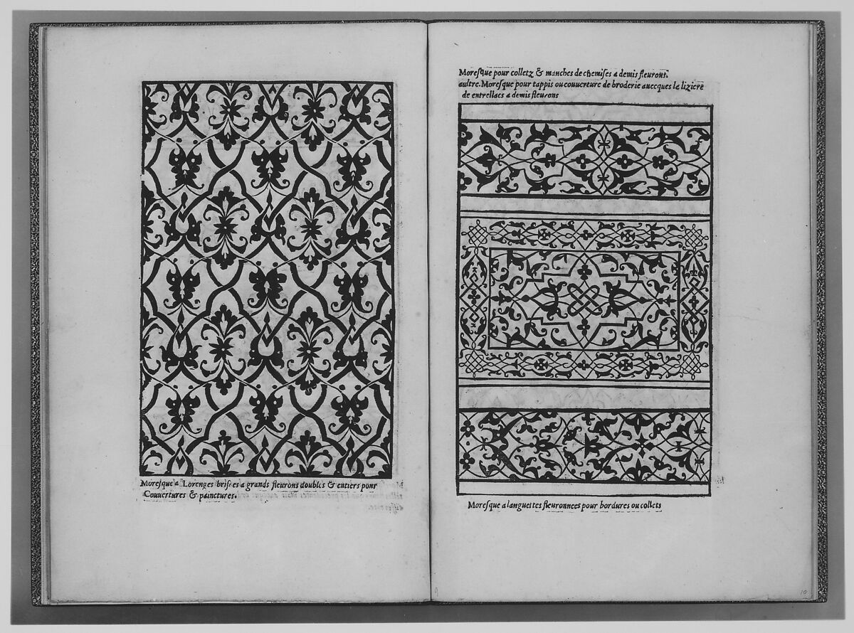 Livre de Moresques, page 9 (verso), Francesco di Pellegrino (Italian, born Florence, died 1552), Woodcut