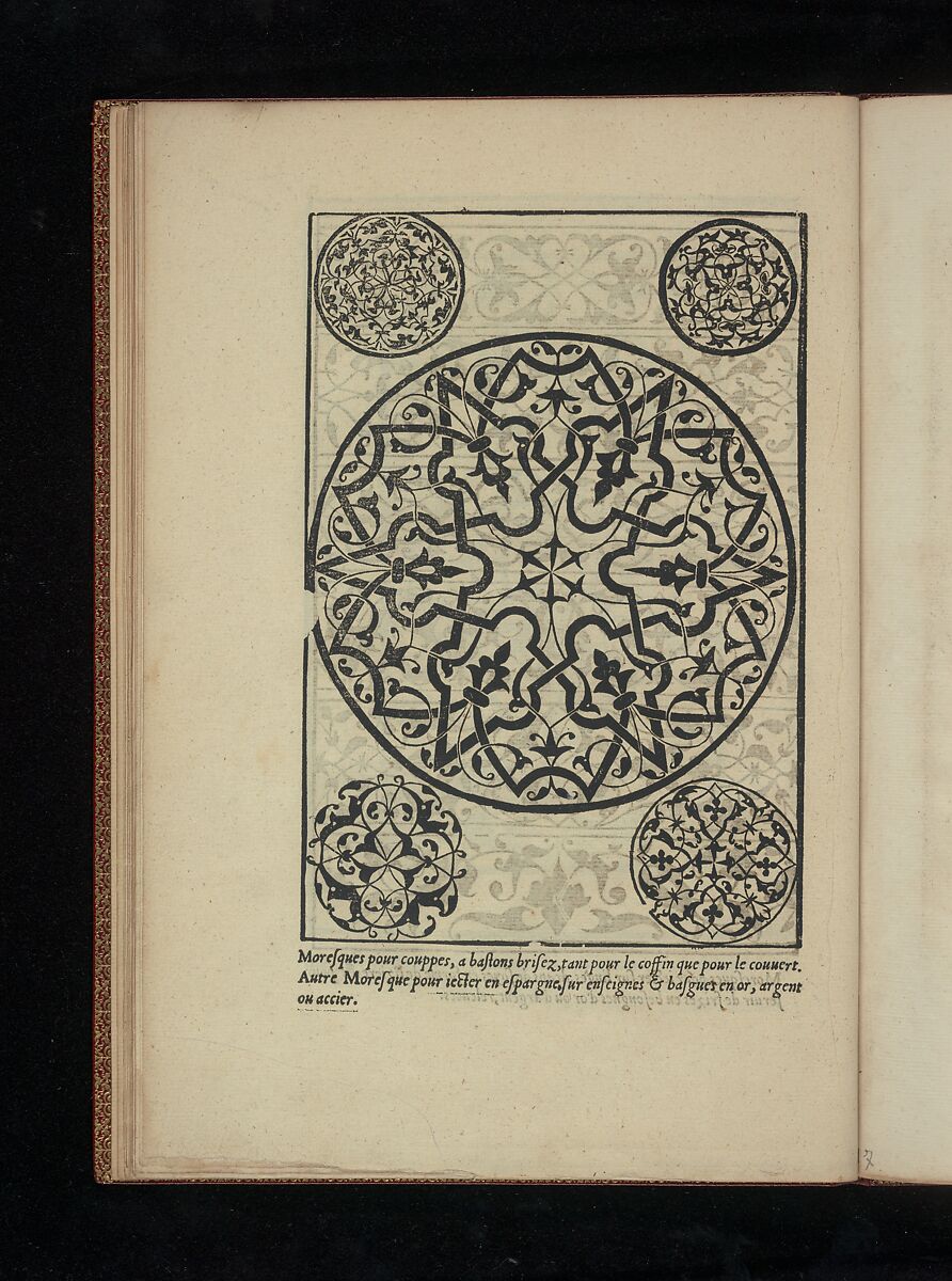 Livre de Moresques, page 9 (verso), Francesco di Pellegrino  Italian, Woodcut