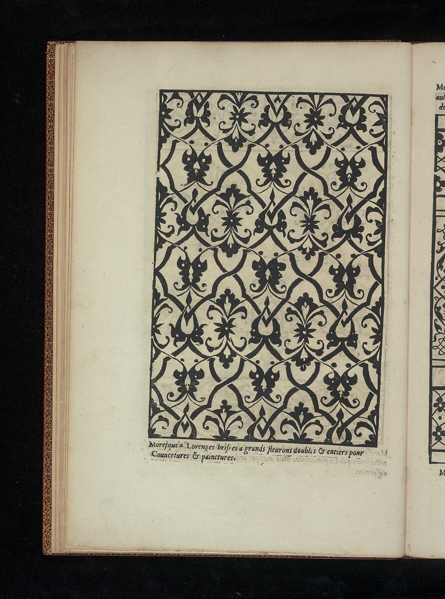 Livre de Moresques, page 9 (verso), Francesco di Pellegrino (Italian, born Florence, died 1552), Woodcut