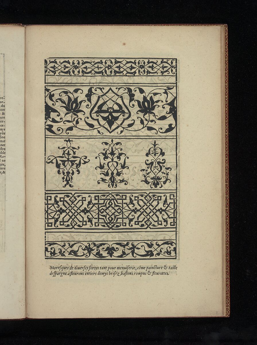 Livre de Moresques, title page (verso), Previously published by Cornelis Bos (Netherlandish, Hertogenbosch ca. 1510?–before 1556 Groningen), Woodcut
