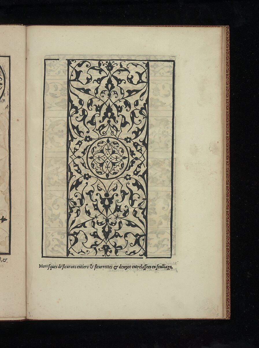 Livre de Moresques, page 3 (recto), Francesco di Pellegrino (Italian, born Florence, died 1552), Woodcut
