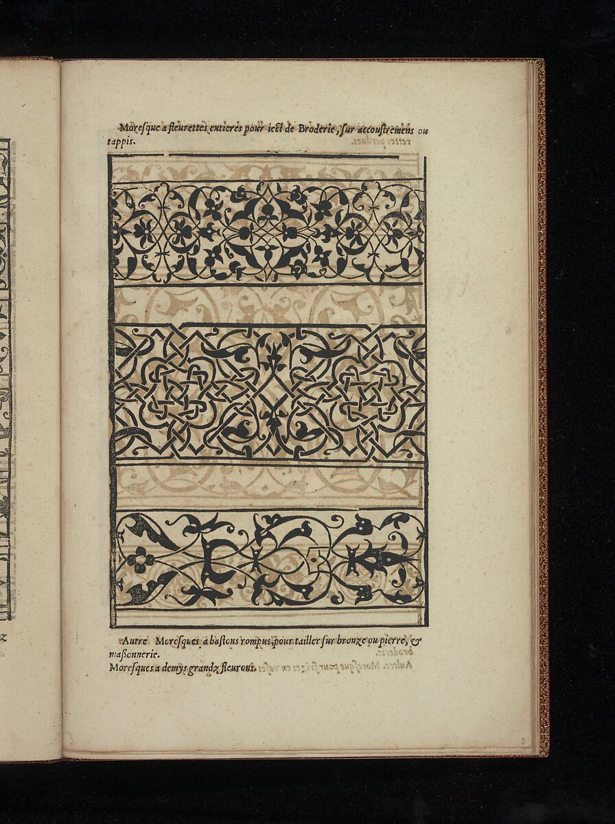 Livre de Moresques, page 3 (recto), Francesco di Pellegrino (Italian, born Florence, died 1552), Woodcut