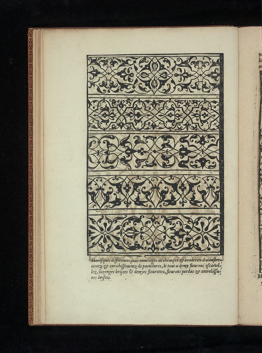 Livre de Moresques, page 4 (verso), Francesco di Pellegrino (Italian, born Florence, died 1552), Woodcut 