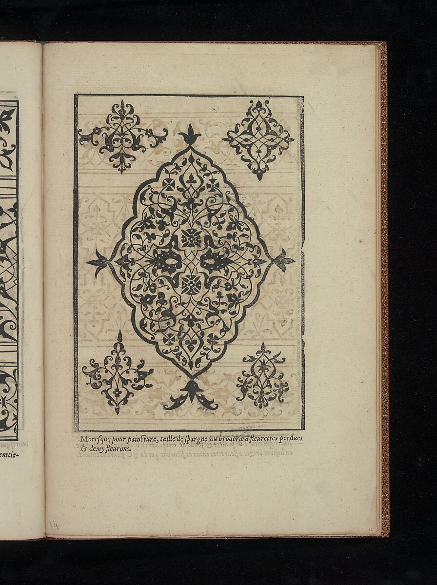 Livre de Moresques, page 8 (recto), Francesco di Pellegrino (Italian, born Florence, died 1552), Woodcut