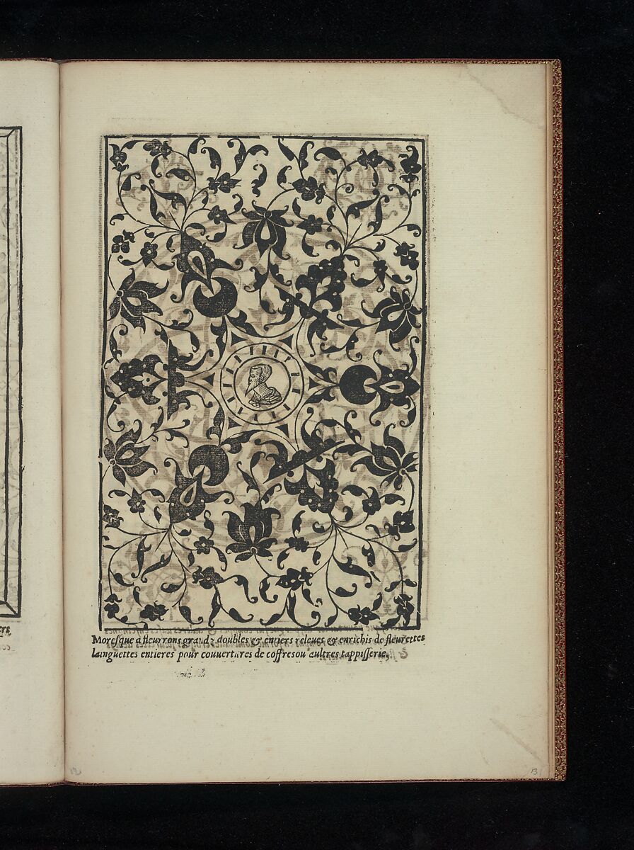 Livre de Moresques, page 13 (recto), Francesco di Pellegrino (Italian, born Florence, died 1552), Woodcut 