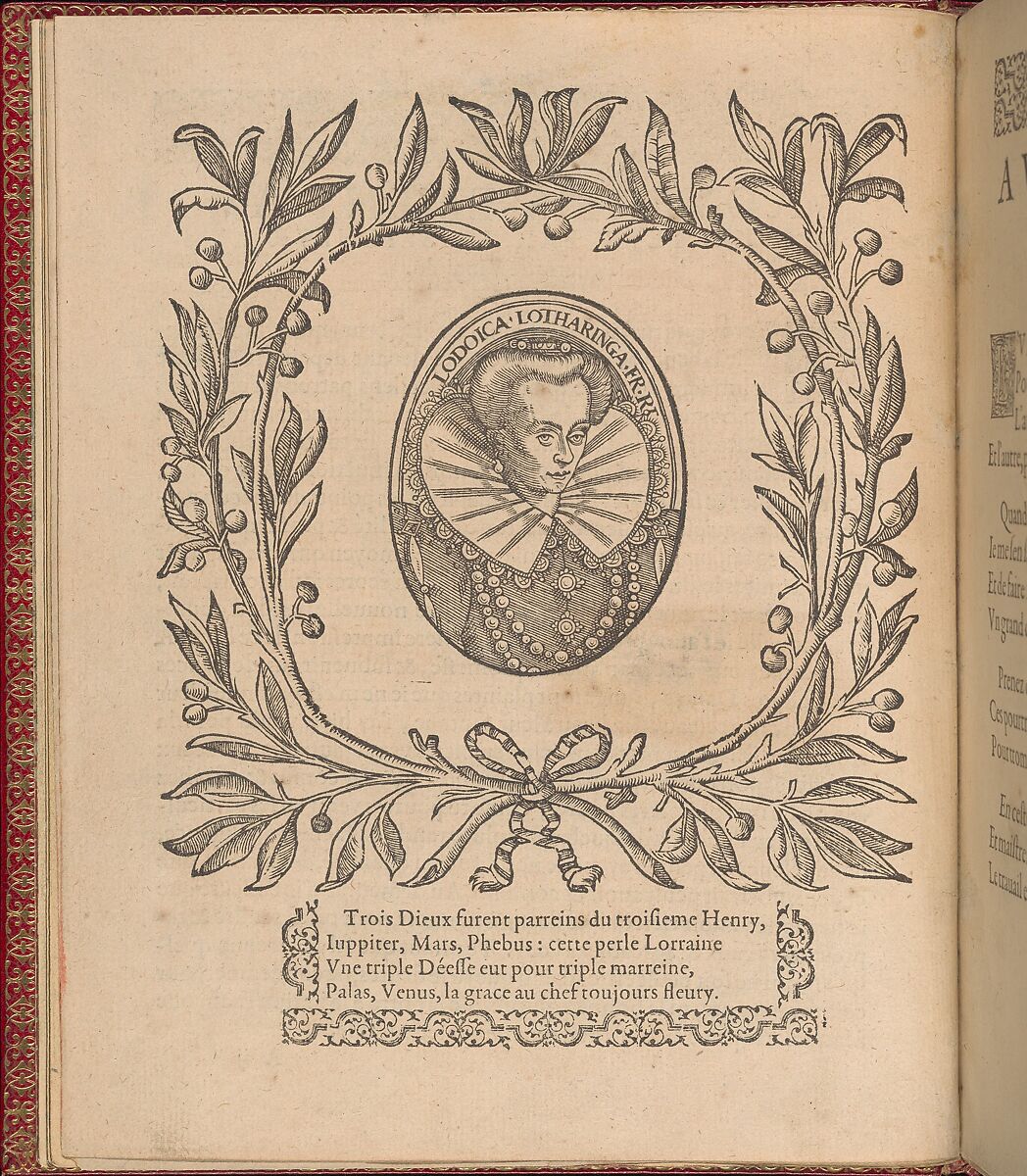 Les Singuliers et Nouveaux Portraicts... page 2 (verso), Federico de Vinciolo (Italian, active Paris, ca. 1587–99), Woodcut 
