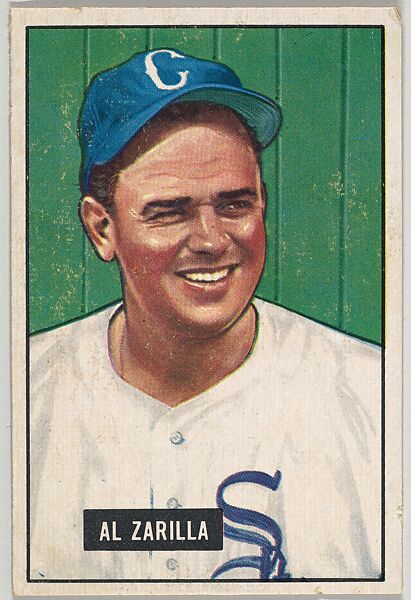 Al Zarilla, Outfield, Chicago White Sox, from Picture Cards, series 5 (R406-5) issued by Bowman Gum, Issued by Bowman Gum Company, Commercial color lithograph 