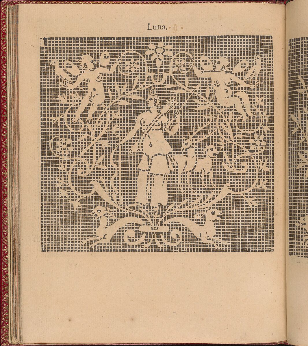 Les Singuliers et Nouveaux Portraicts... page 45 (verso), Federico de Vinciolo (Italian, active Paris, ca. 1587–99), Woodcut 