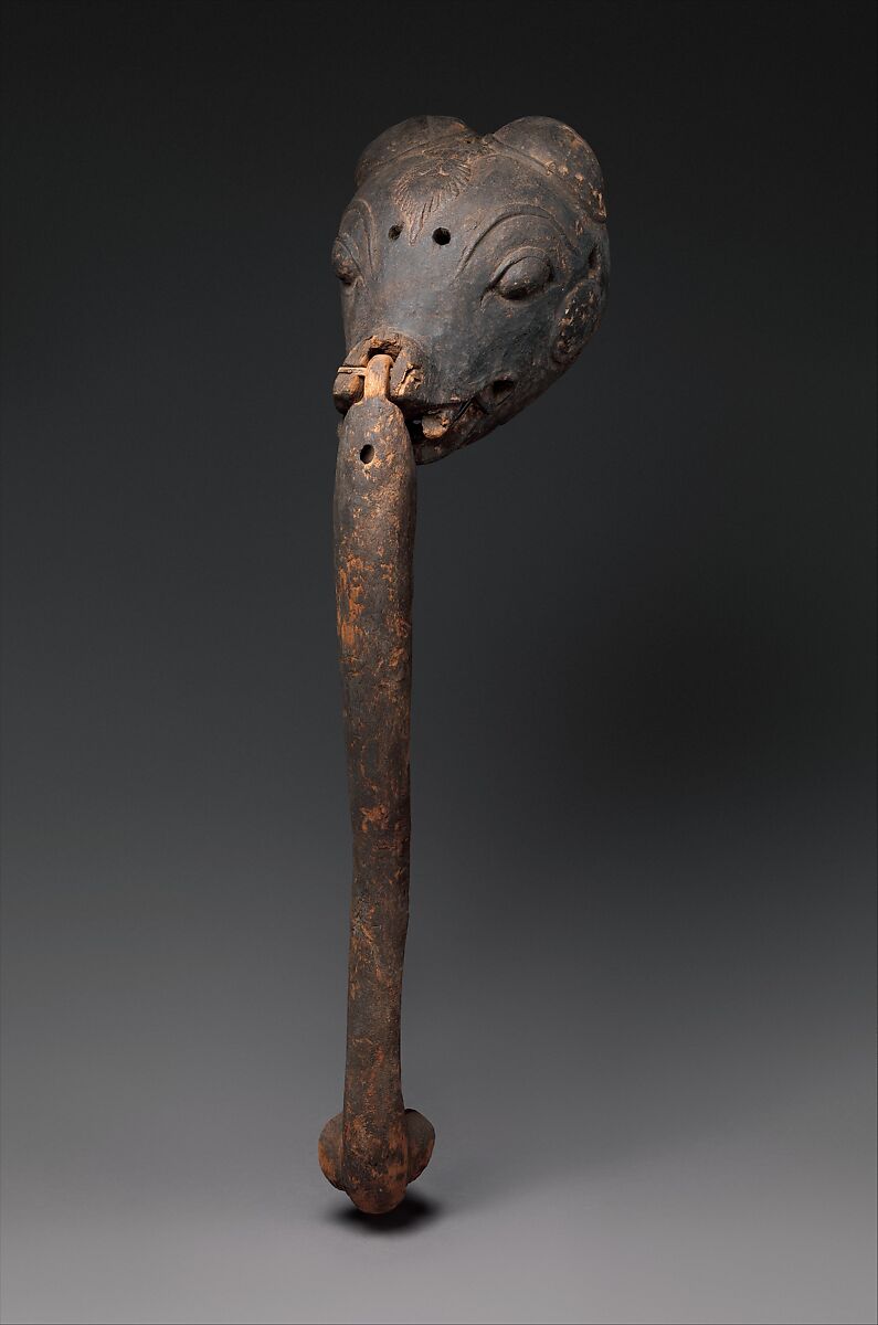 Ganesha, Wood with cloth and polychrome, Southern India, Tamil Nadu, probably Thanjavur district