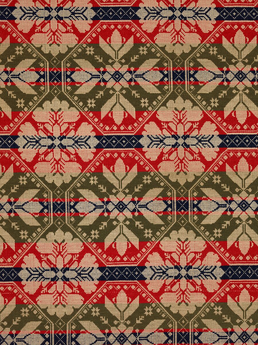 Coverlet, Leonard Metz (1810–ca. 1885), Wool and cotton, American