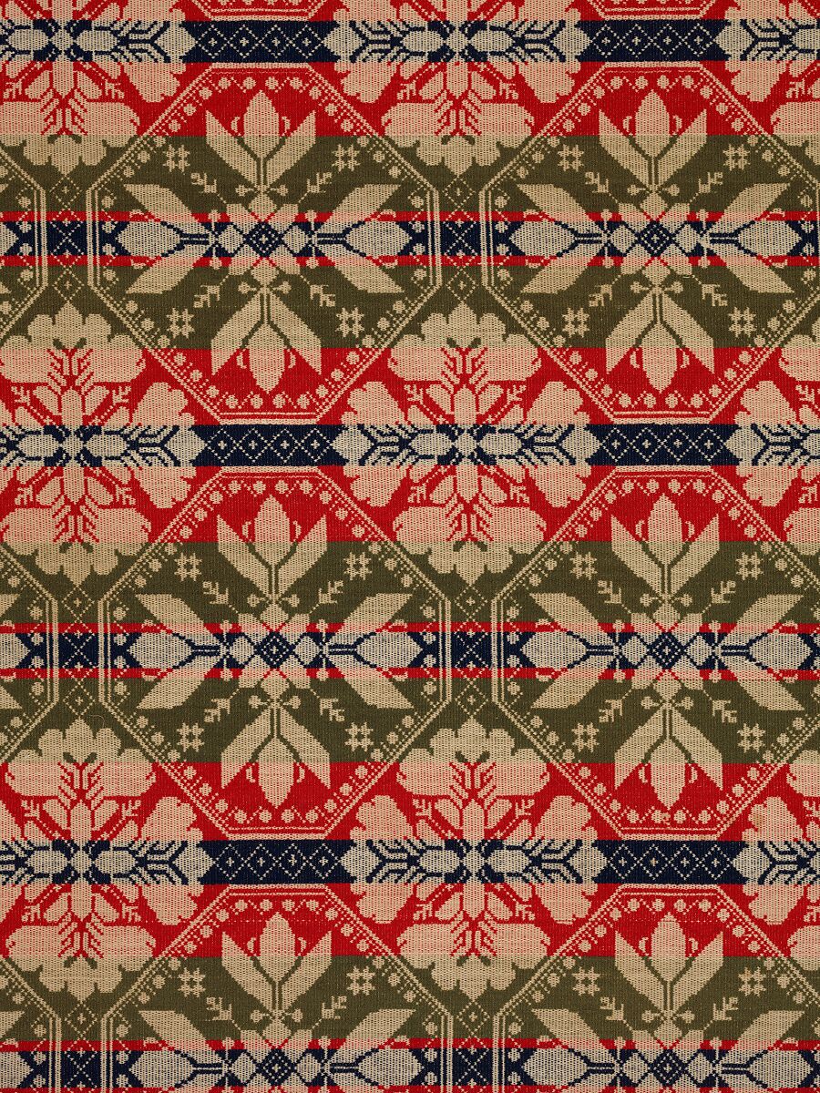 Coverlet, Leonard Metz (1810–ca. 1885), Wool and cotton, American