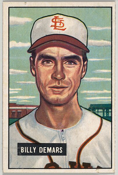 Billy DeMars, Infield, St. Louis Browns, from Picture Cards, series 5 (R406-5) issued by Bowman Gum, Issued by Bowman Gum Company, Commercial color lithograph 