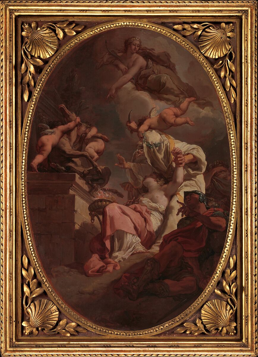 The Sacrifice of Iphigenia, Gaetano Gandolfi (Italian, San Matteo della Decima 1734–1802 Bologna), Oil on canvas