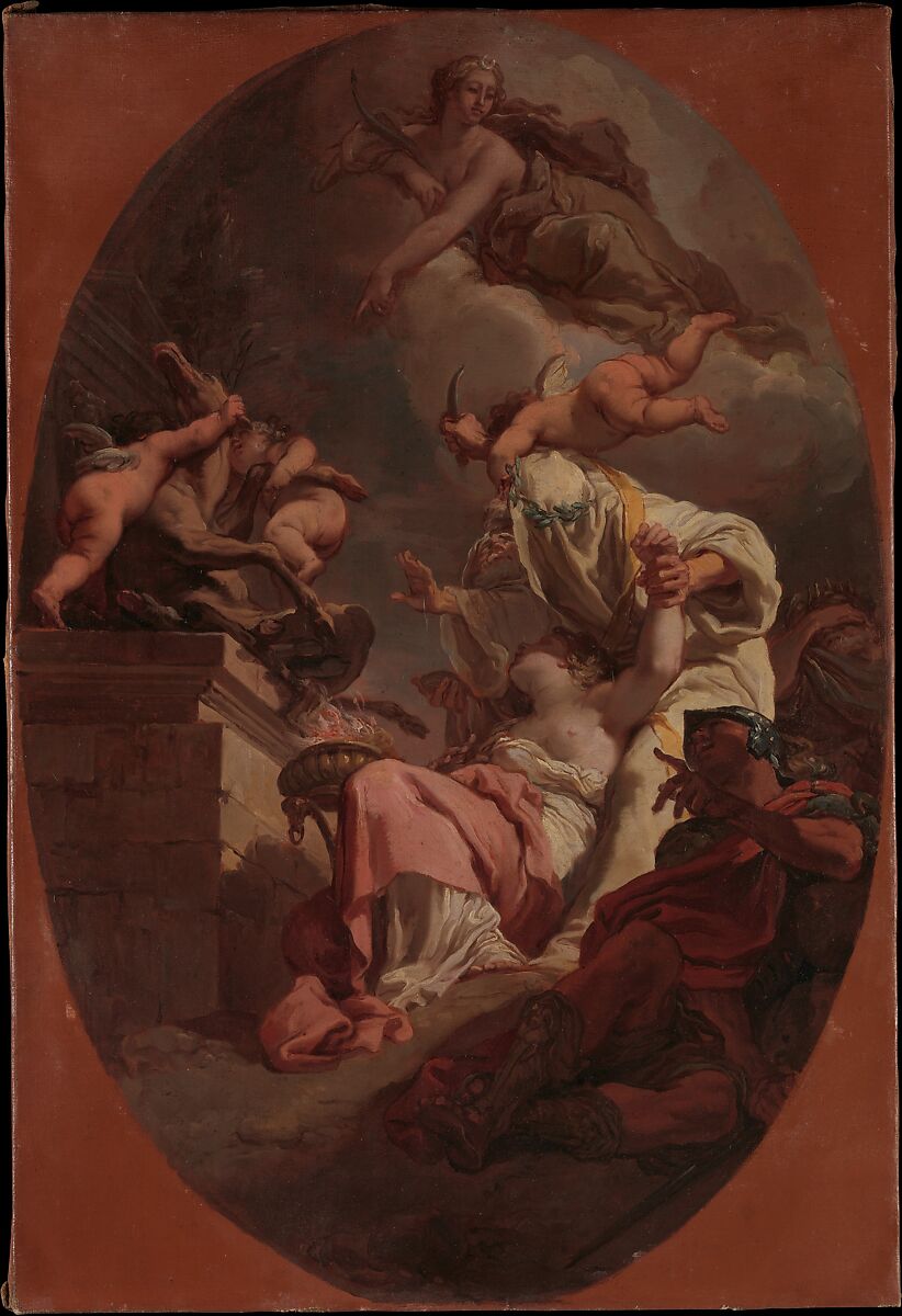 The Sacrifice of Iphigenia, Gaetano Gandolfi (Italian, San Matteo della Decima 1734–1802 Bologna), Oil on canvas 