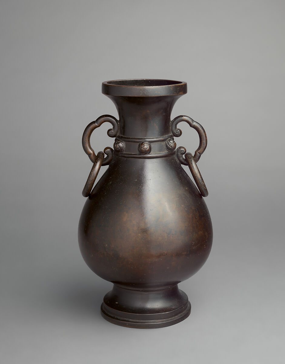 Vase (one of a pair), Bronze, China 