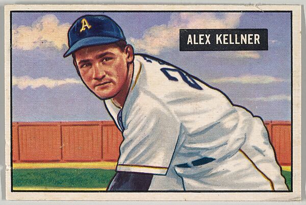 Alex Kellner, Pitcher, Philadelphia Athletics, from Picture Cards, series 5 (R406-5) issued by Bowman Gum, Issued by Bowman Gum Company, Commercial color lithograph 