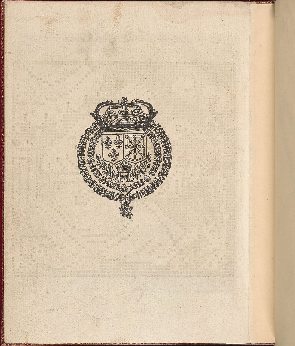 Les Singuliers et Nouveaux Portraicts... page 72 (verso), Federico de Vinciolo (Italian, active Paris, ca. 1587–99), Woodcut 